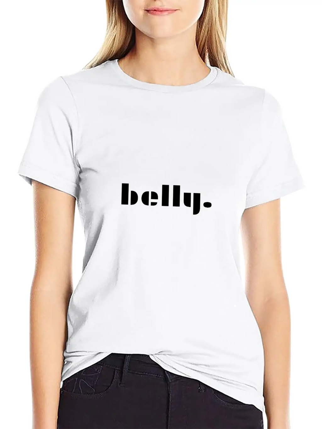 Belly Mood Chic Gift Gift Ideas Casual Graphic T-Shirt – Simple And Comfortable Daily Wear