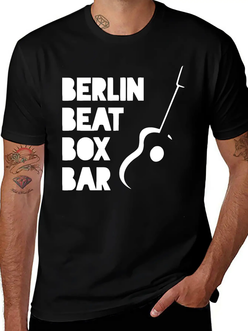 BERLIN BEAT BOX BAR Unisex Short Sleeve Soft Cotton T-Shirt – Casual Everyday Wear