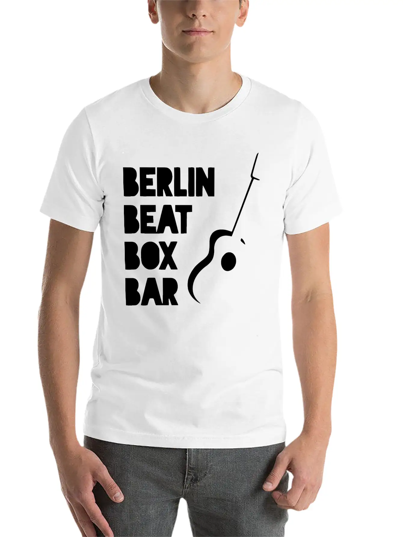 BERLIN BEAT BOX BAR Unisex Short Sleeve Soft Cotton T-Shirt – Casual Everyday Wear