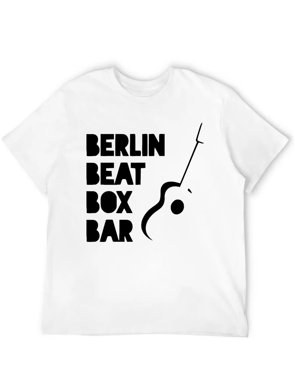 BERLIN BEAT BOX BAR Unisex Short Sleeve Soft Cotton T-Shirt – Casual Everyday Wear