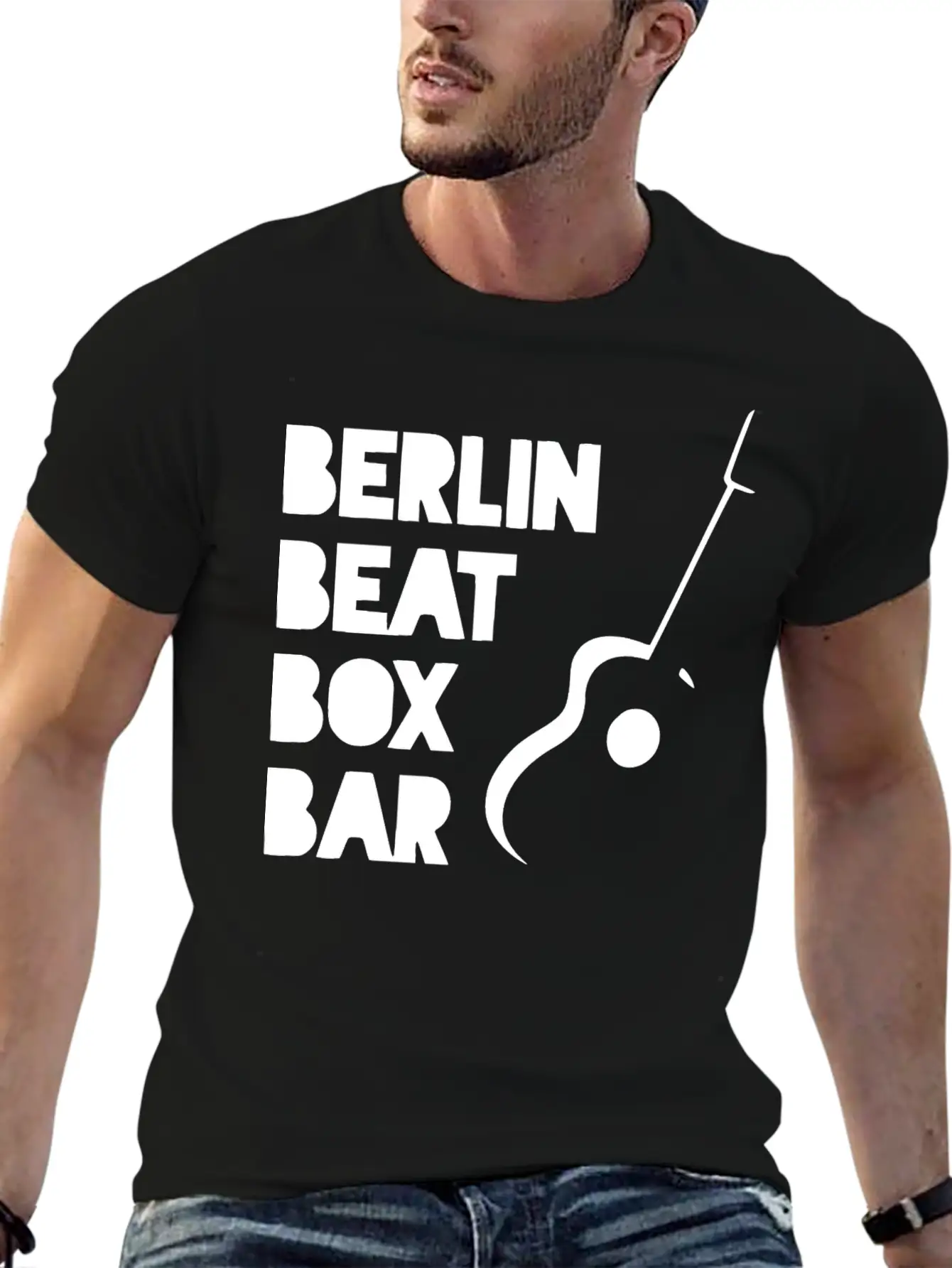 BERLIN BEAT BOX BAR Unisex Short Sleeve Soft Cotton T-Shirt – Casual Everyday Wear