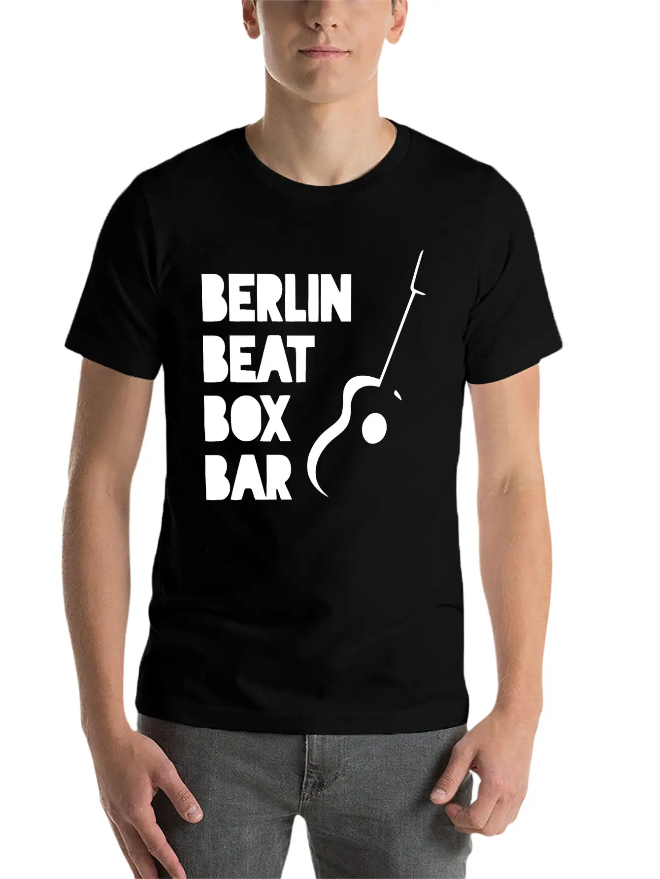 BERLIN BEAT BOX BAR Unisex Short Sleeve Soft Cotton T-Shirt – Casual Everyday Wear