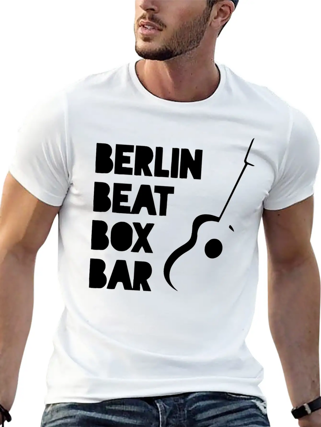 BERLIN BEAT BOX BAR Unisex Short Sleeve Soft Cotton T-Shirt – Casual Everyday Wear