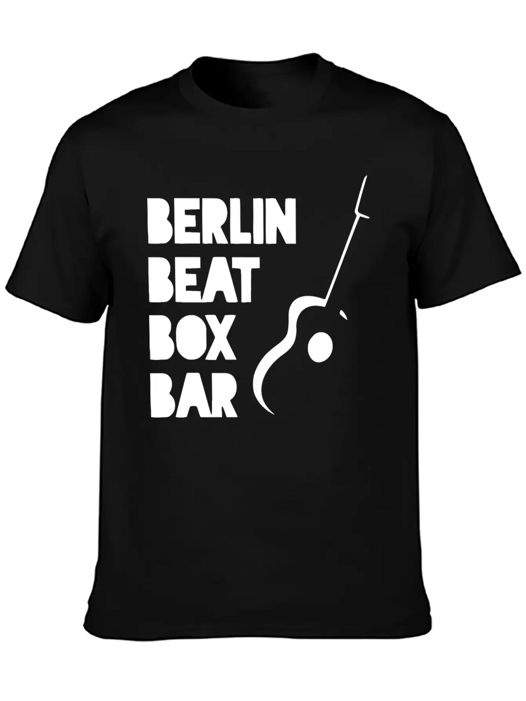 BERLIN BEAT BOX BAR Unisex Short Sleeve Soft Cotton T-Shirt – Casual Everyday Wear