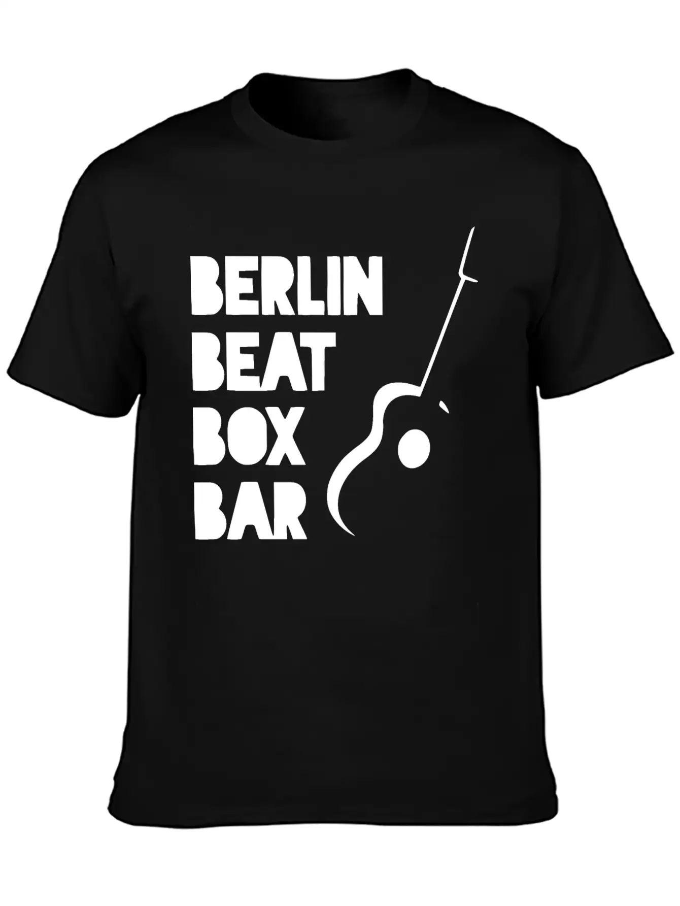 BERLIN BEAT BOX BAR Unisex Short Sleeve Soft Cotton T-Shirt – Casual Everyday Wear