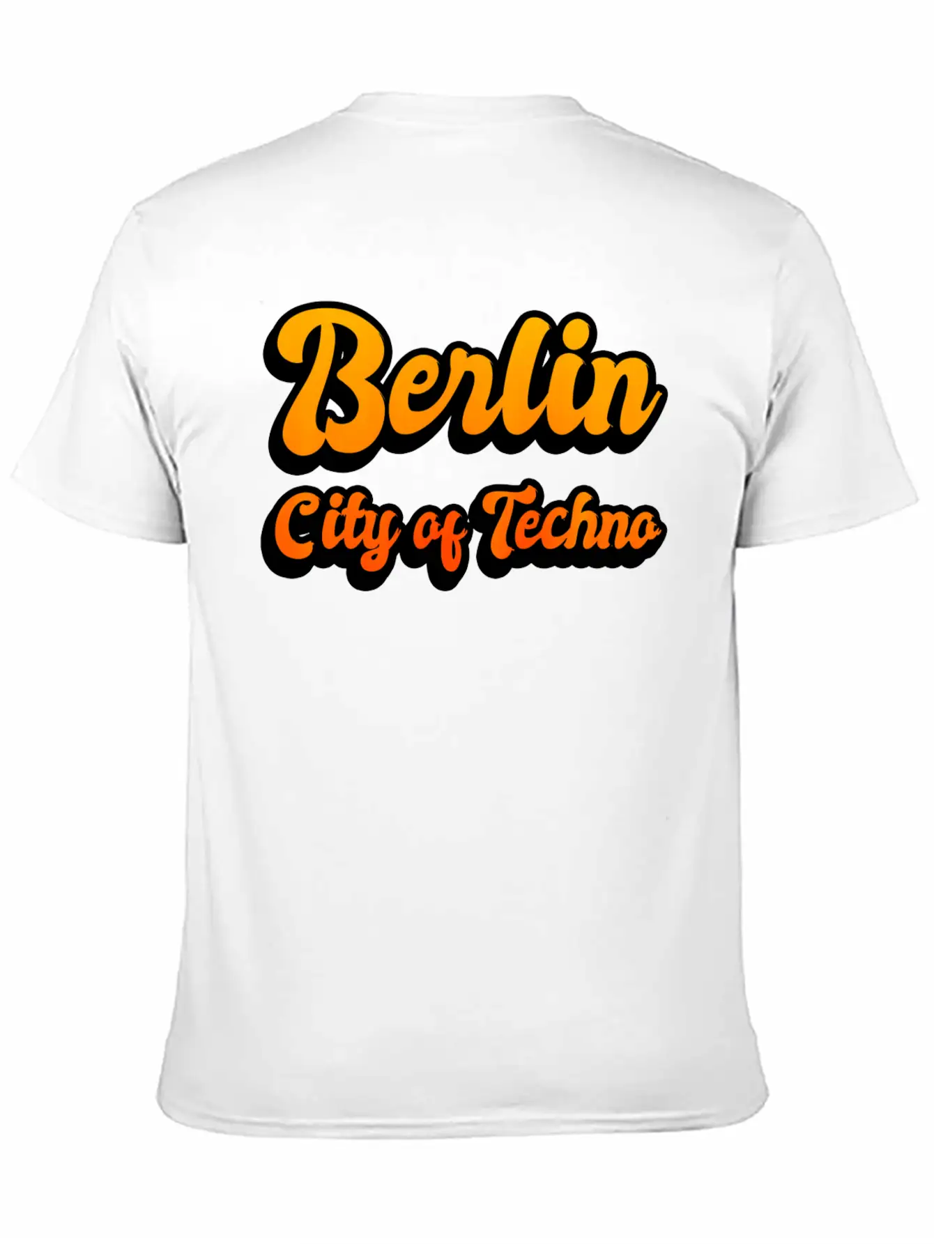Berlin City Of Techno Casual Graphic T-Shirt – Simple And Comfortable Daily Wear