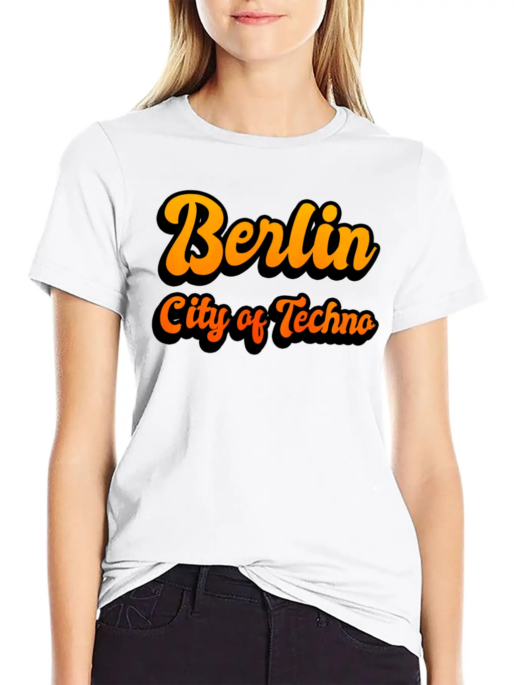Berlin City Of Techno Casual Graphic T-Shirt – Simple And Comfortable Daily Wear