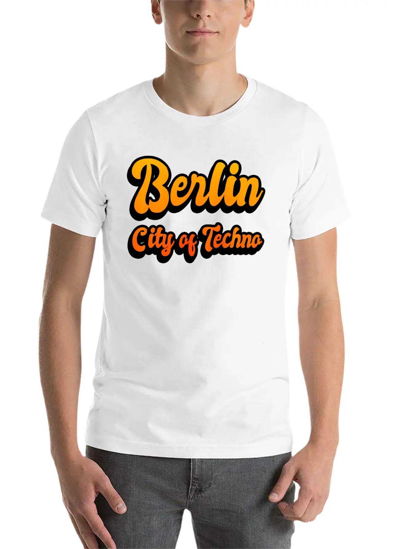 Berlin City Of Techno Casual Graphic T-Shirt – Simple And Comfortable Daily Wear