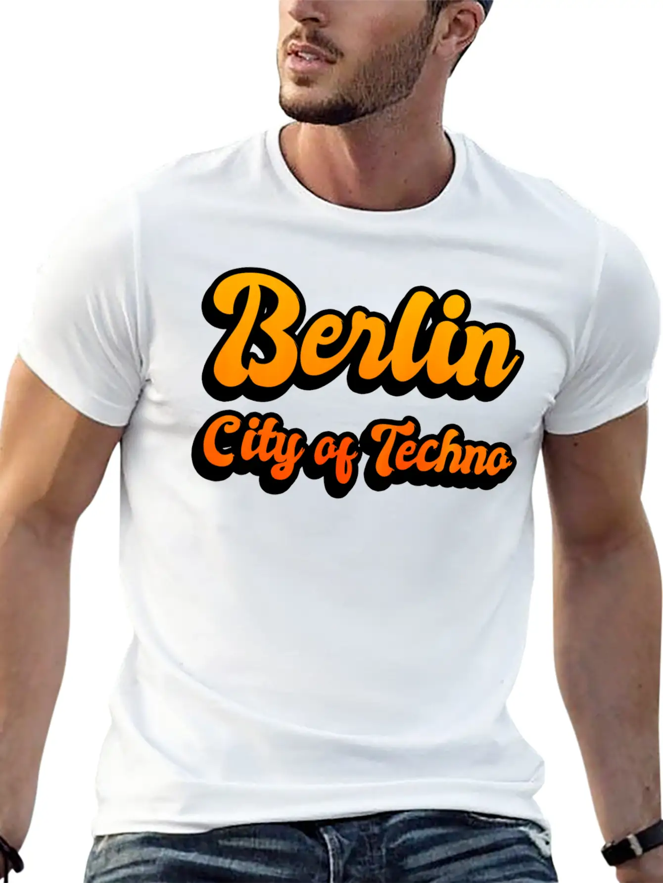 Berlin City Of Techno Casual Graphic T-Shirt – Simple And Comfortable Daily Wear