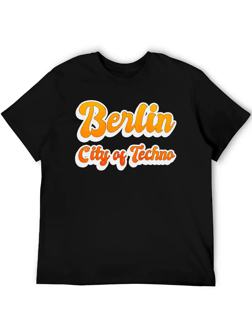 Berlin City Of Techno Casual Graphic T-Shirt – Simple And Comfortable Daily Wear