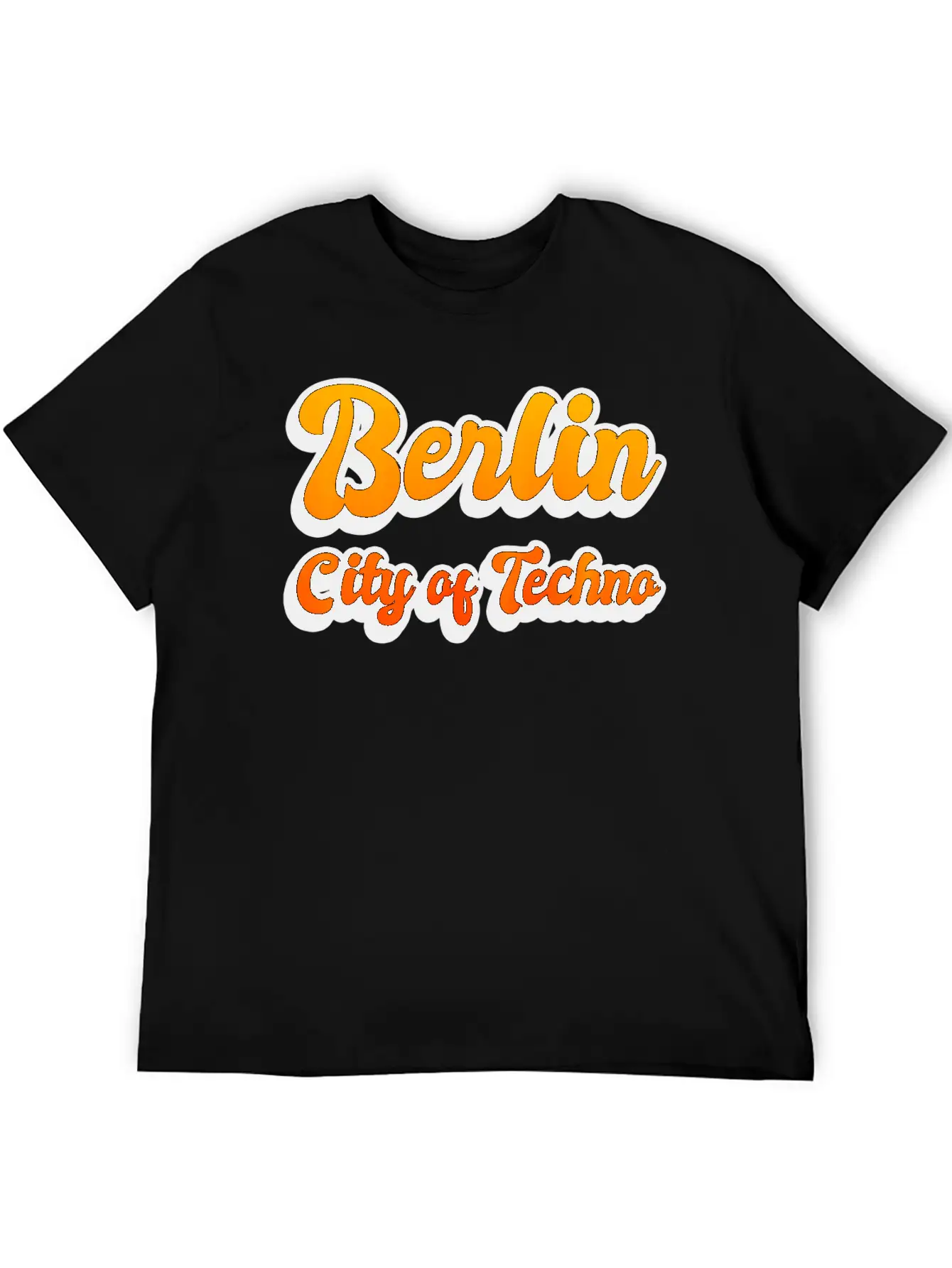 Berlin City Of Techno Casual Graphic T-Shirt – Simple And Comfortable Daily Wear