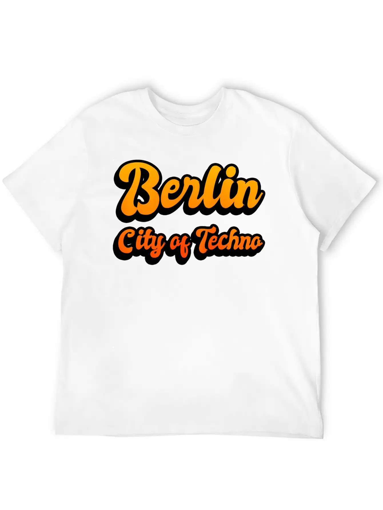 Berlin City Of Techno Casual Graphic T-Shirt – Simple And Comfortable Daily Wear