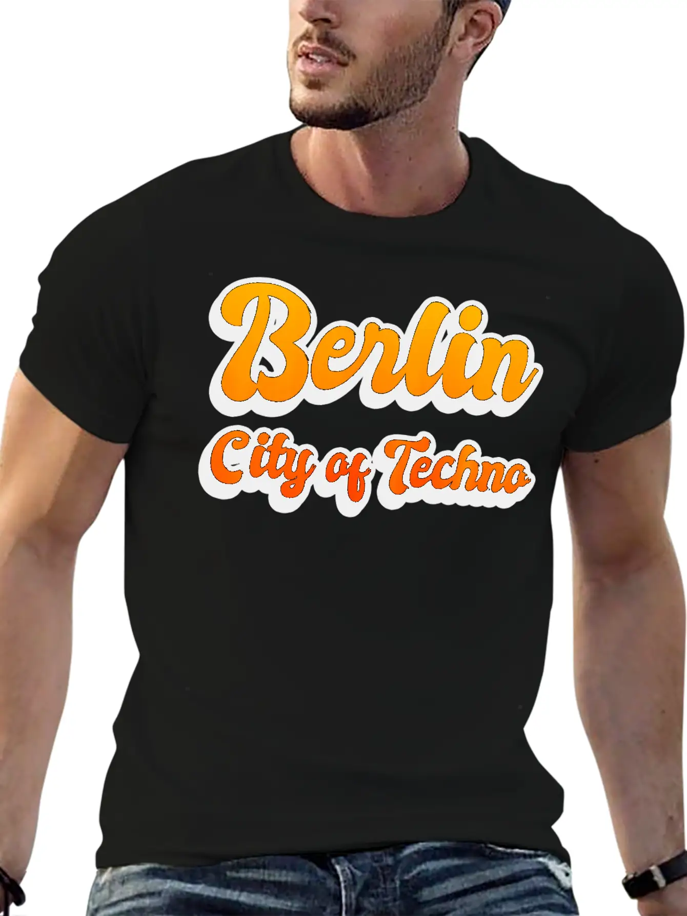 Berlin City Of Techno Casual Graphic T-Shirt – Simple And Comfortable Daily Wear