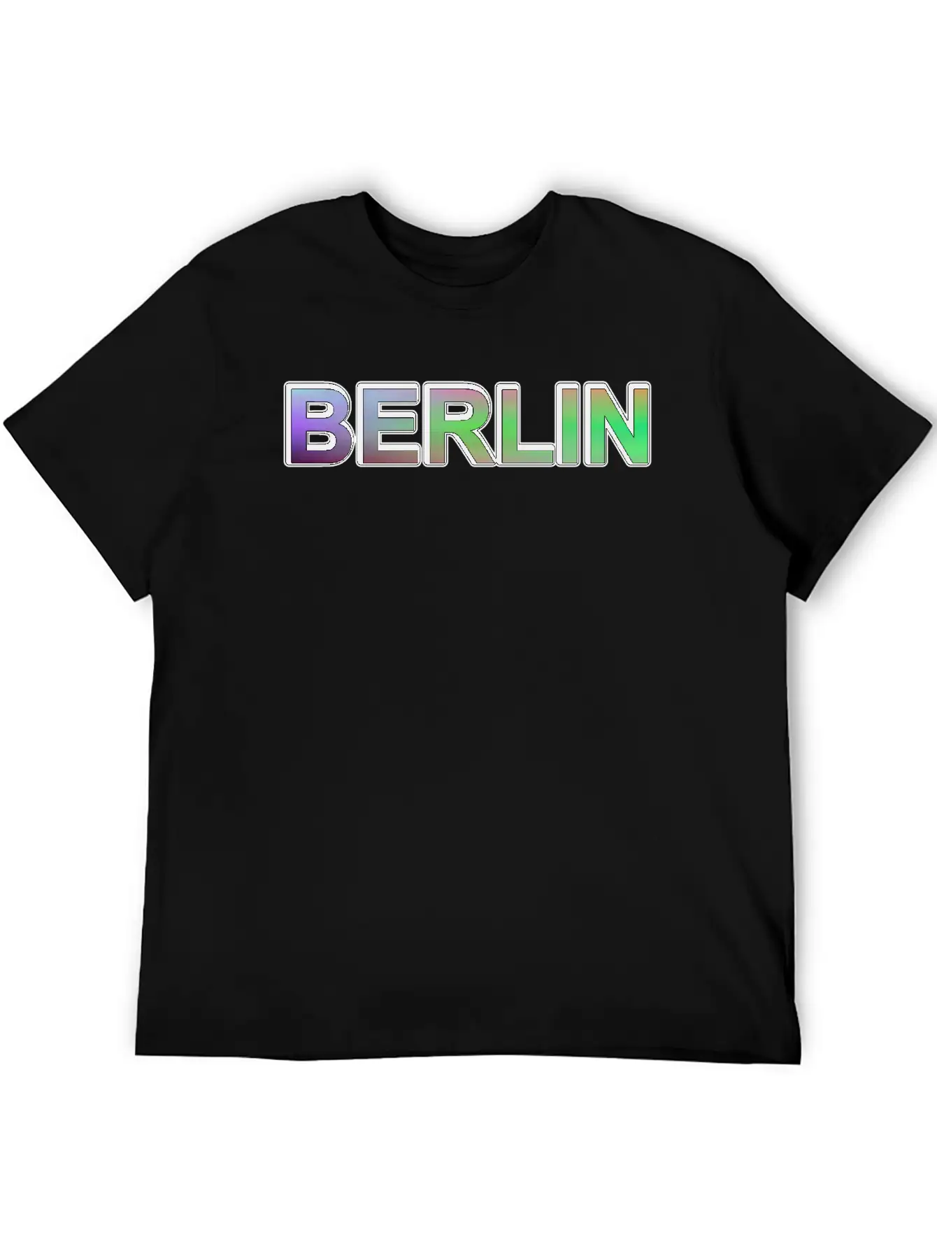 Berlin Germany - Graphic - Colorful Lettering Unisex Casual T-Shirt – Clean Design For Daily Comfort