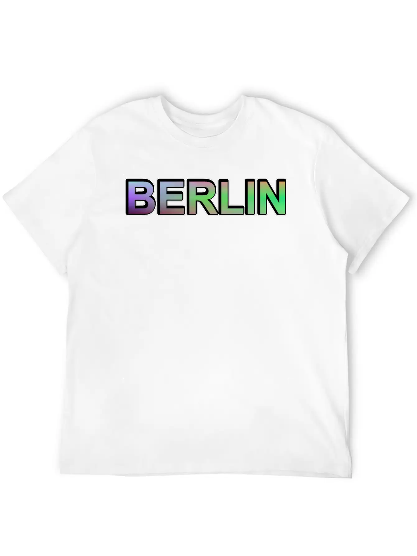 Berlin Germany - Graphic - Colorful Lettering Unisex Casual T-Shirt – Clean Design For Daily Comfort