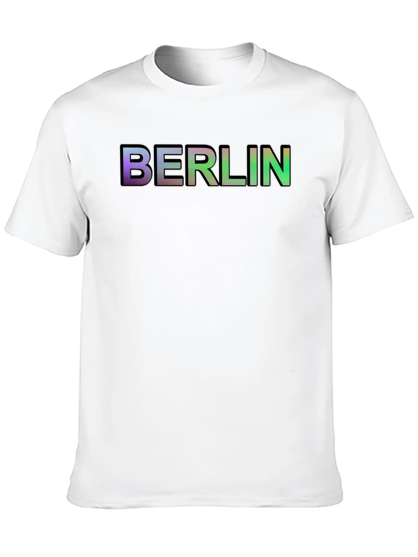 Berlin Germany - Graphic - Colorful Lettering Unisex Casual T-Shirt – Clean Design For Daily Comfort