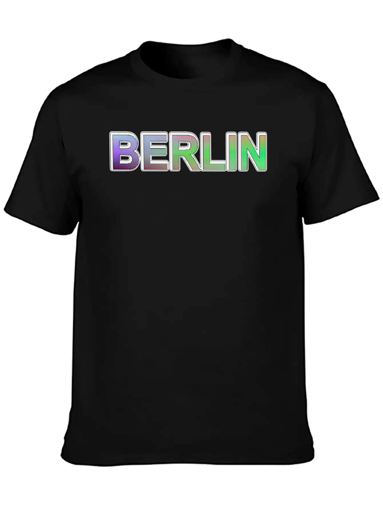 Berlin Germany - Graphic - Colorful Lettering Unisex Casual T-Shirt – Clean Design For Daily Comfort