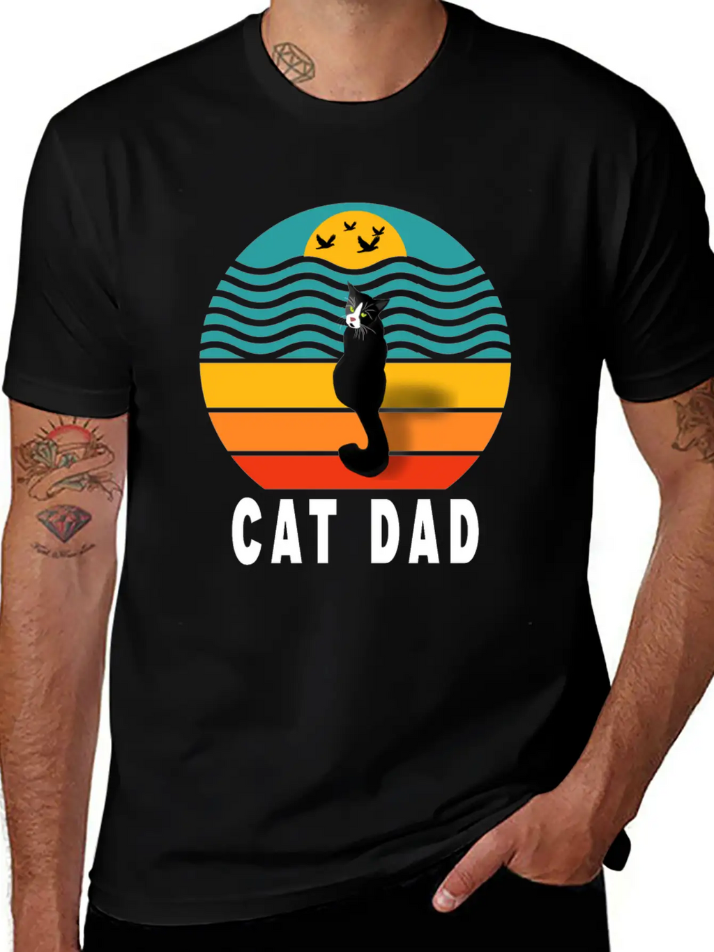 Best Cat Dad Ever Classic Fit Graphic Tee For Daily Comfort – Unisex Cotton Shirt