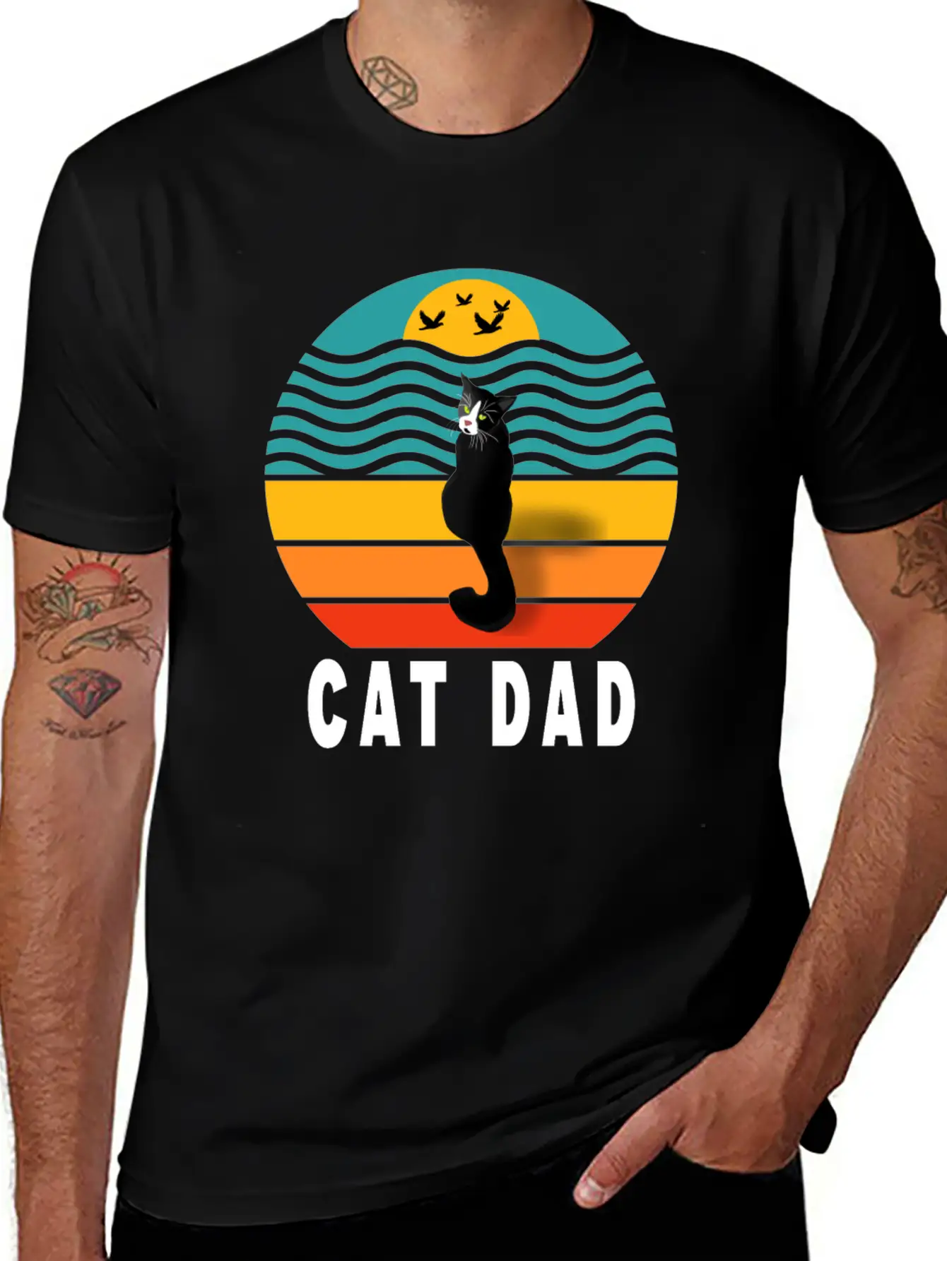 Best Cat Dad Ever Classic Fit Graphic Tee For Daily Comfort – Unisex Cotton Shirt