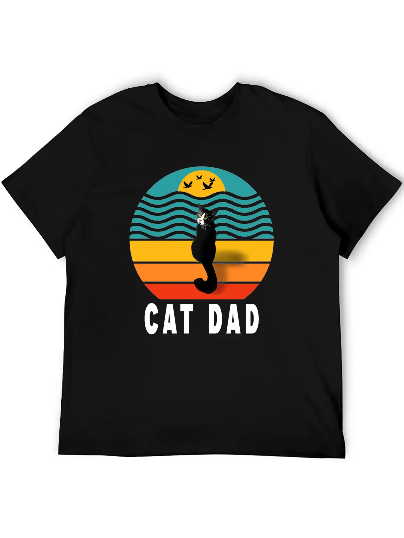 Best Cat Dad Ever Classic Fit Graphic Tee For Daily Comfort – Unisex Cotton Shirt
