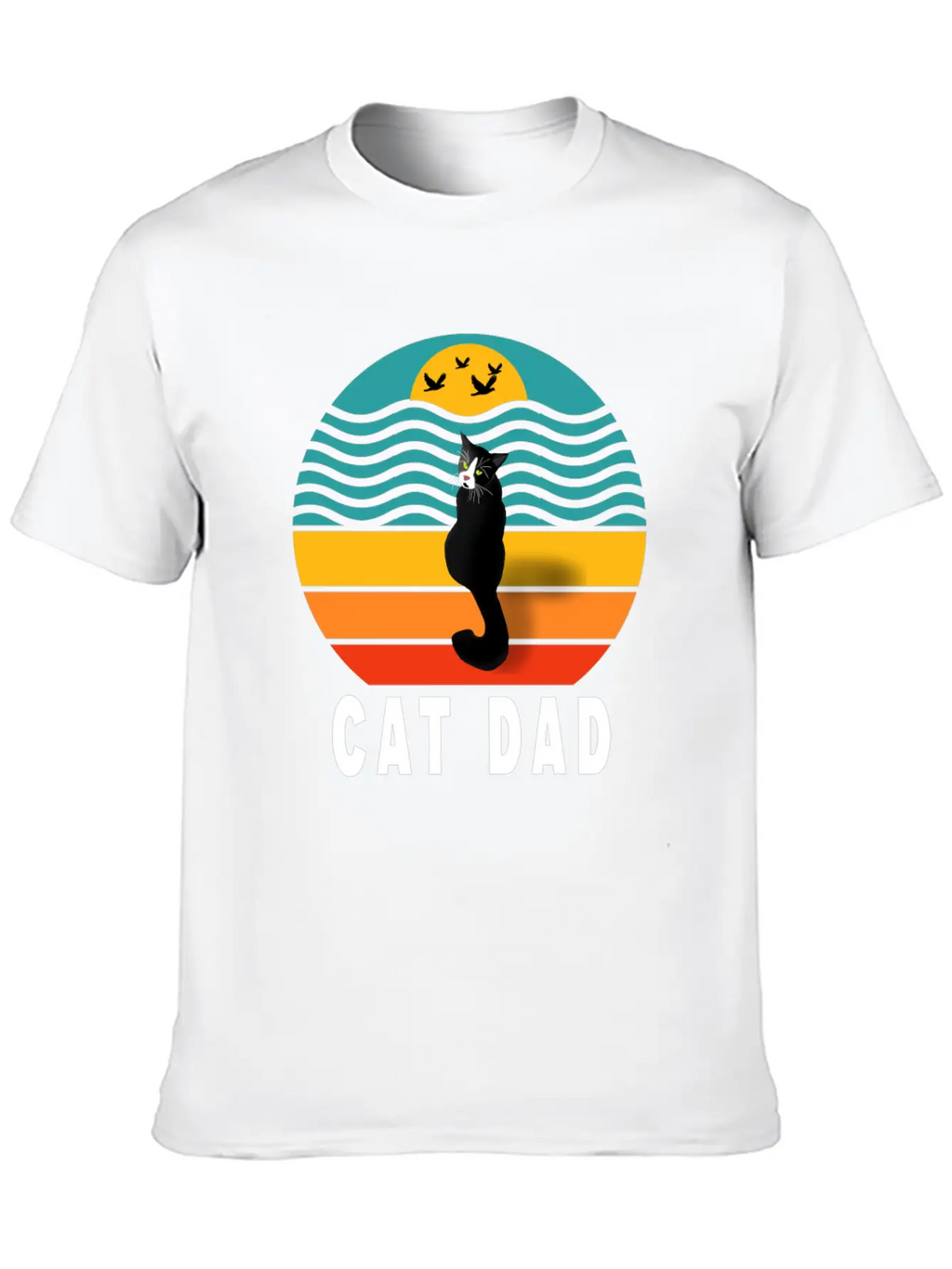 Best Cat Dad Ever Classic Fit Graphic Tee For Daily Comfort – Unisex Cotton Shirt