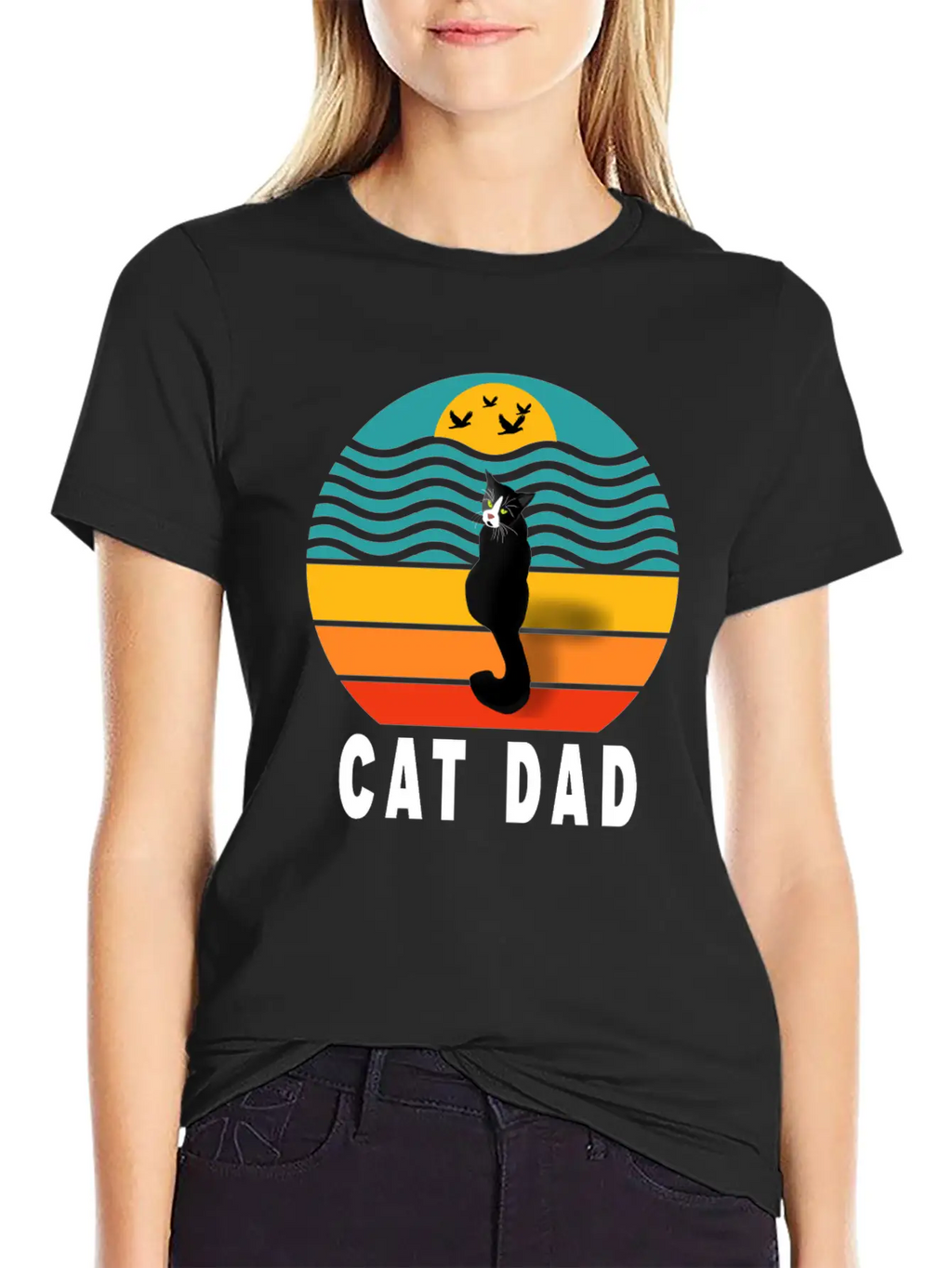 Best Cat Dad Ever Classic Fit Graphic Tee For Daily Comfort – Unisex Cotton Shirt