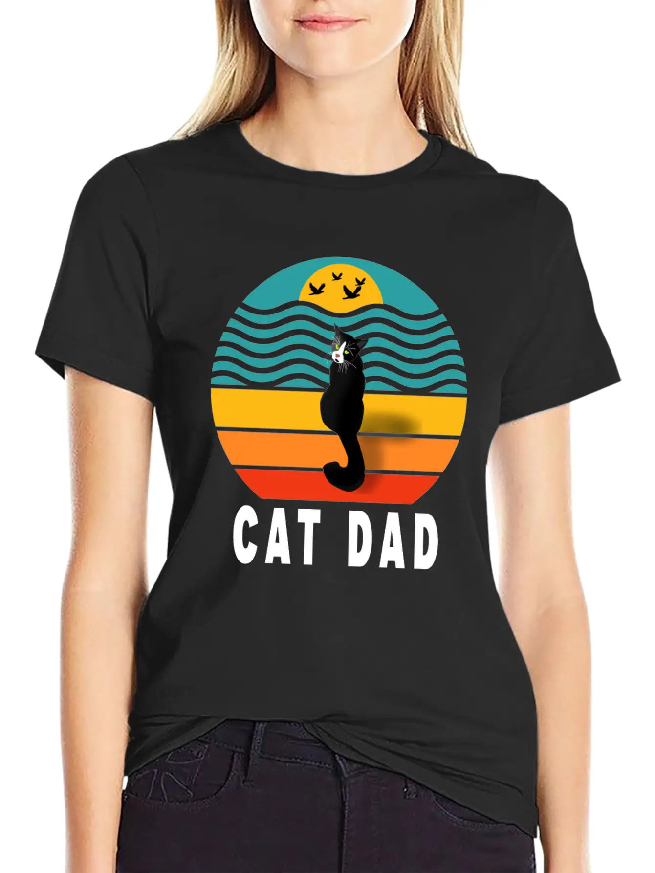 Best Cat Dad Ever Classic Fit Graphic Tee For Daily Comfort – Unisex Cotton Shirt