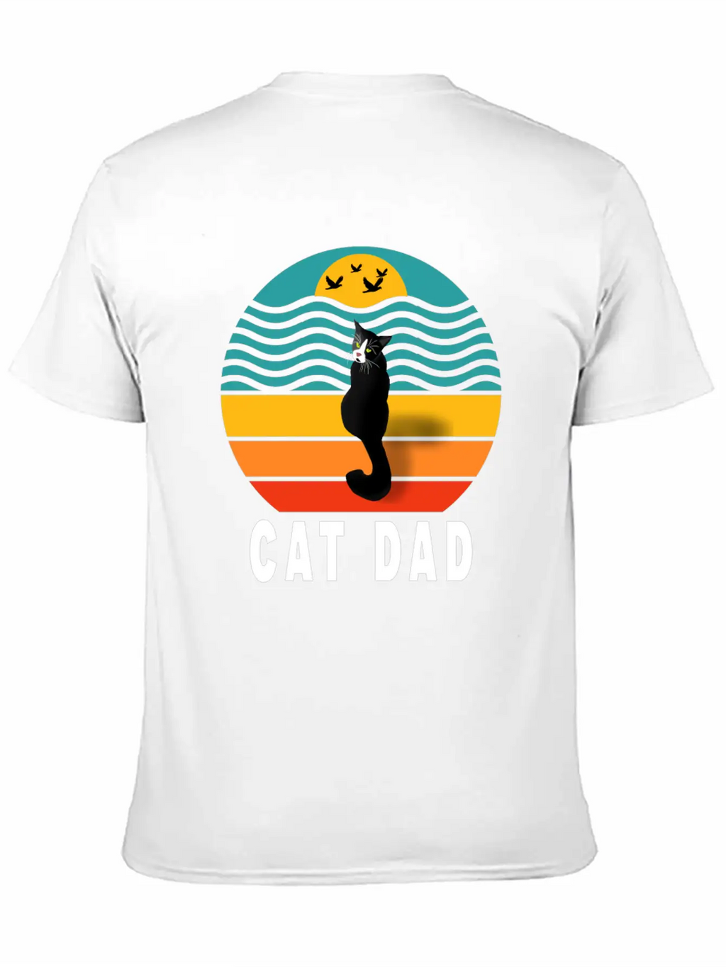 Best Cat Dad Ever Classic Fit Graphic Tee For Daily Comfort – Unisex Cotton Shirt