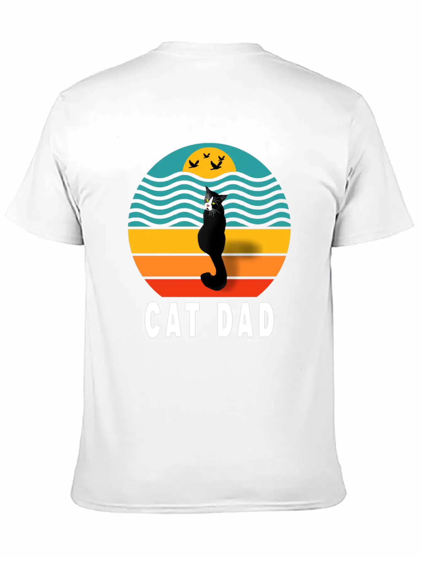 Best Cat Dad Ever Classic Fit Graphic Tee For Daily Comfort – Unisex Cotton Shirt