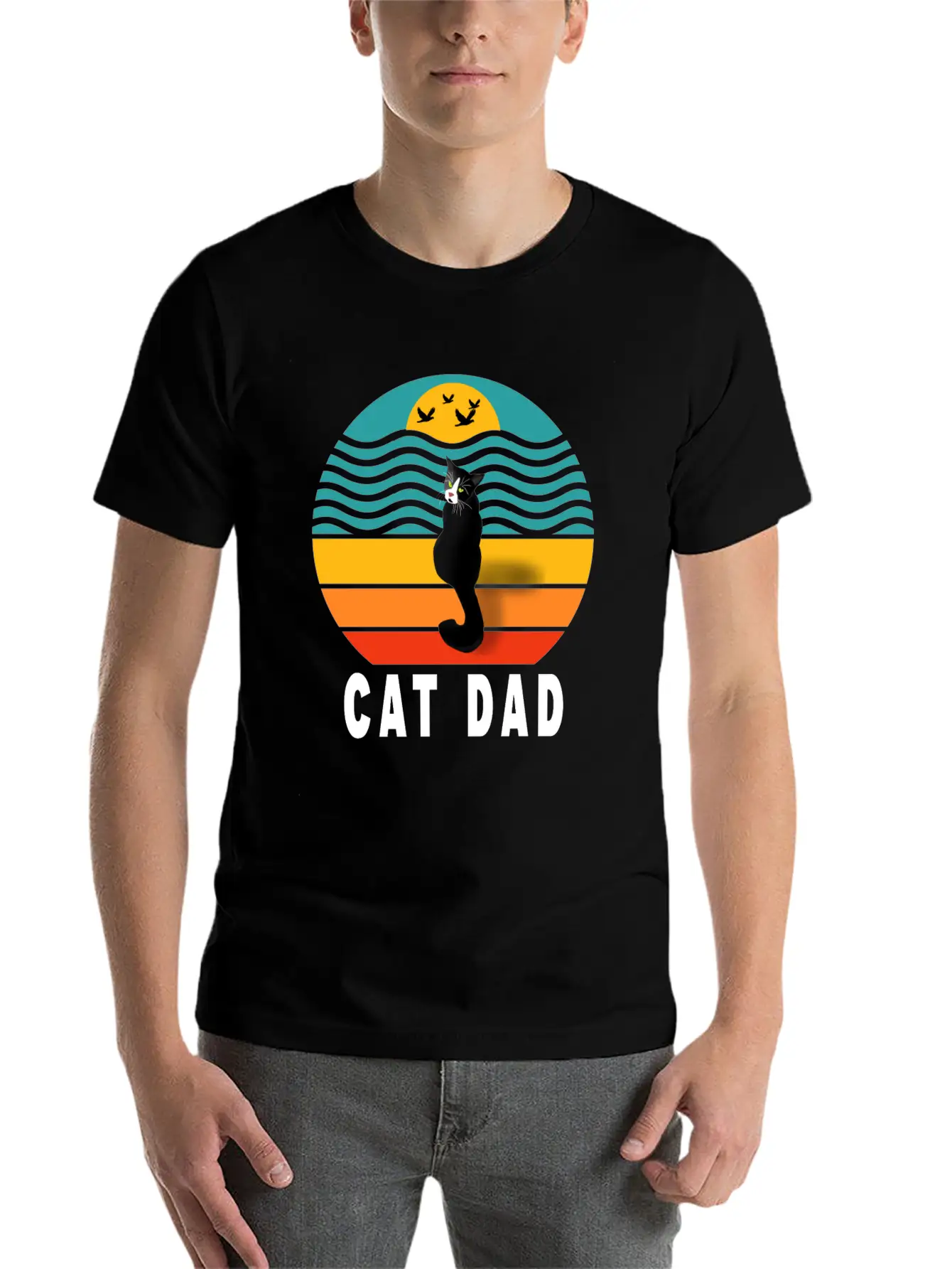 Best Cat Dad Ever Classic Fit Graphic Tee For Daily Comfort – Unisex Cotton Shirt