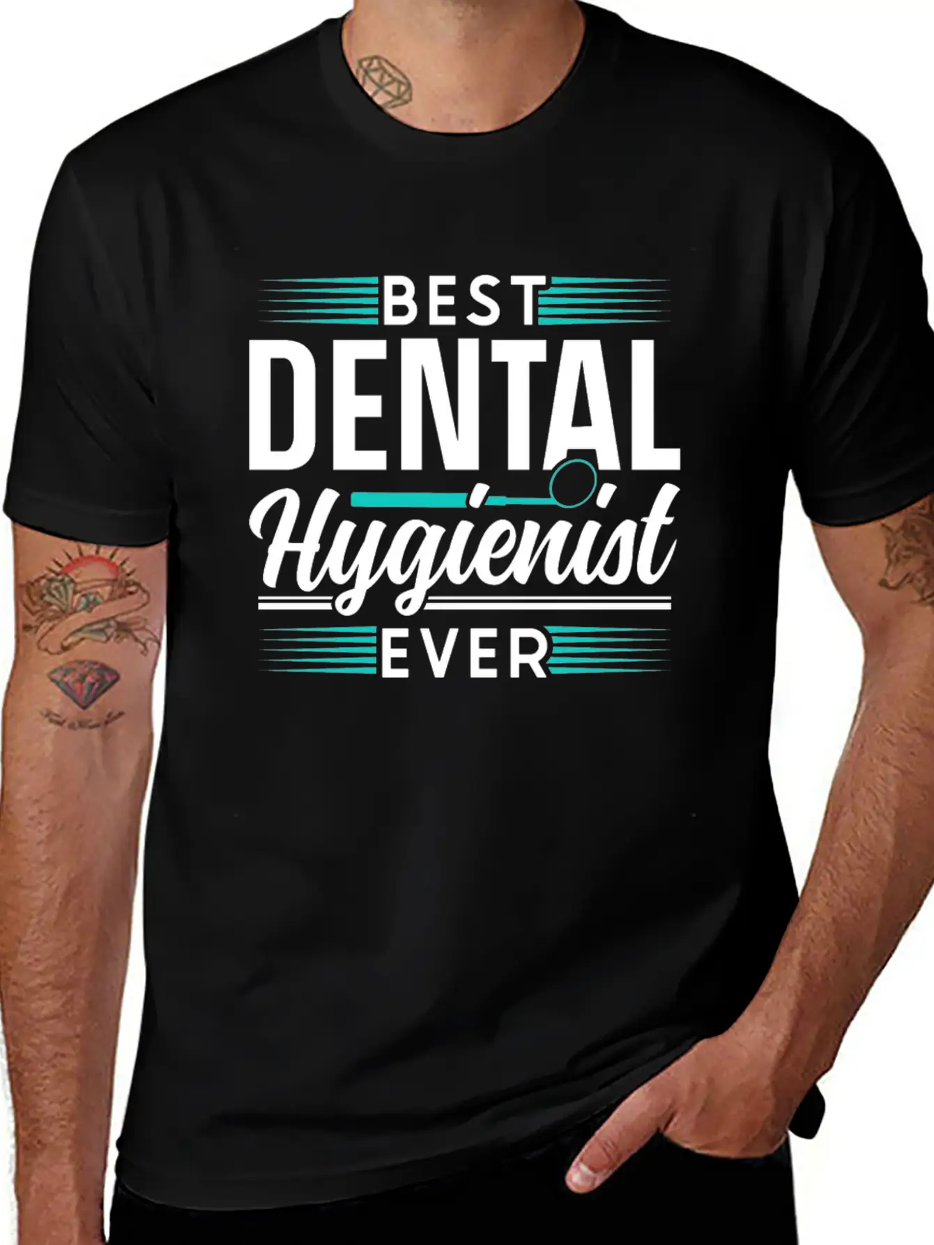 Best Dental Hygienist Ever Dentist Hygiene Clinic Essential Cotton Tee For Daily Outfits – Unisex Style
