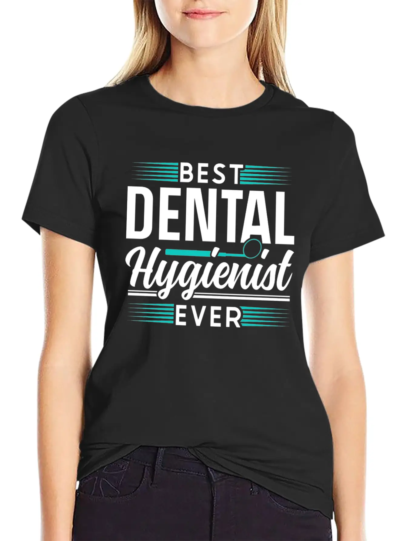 Best Dental Hygienist Ever Dentist Hygiene Clinic Essential Cotton Tee For Daily Outfits – Unisex Style