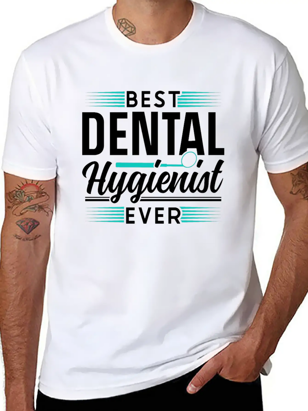 Best Dental Hygienist Ever Dentist Hygiene Clinic Essential Cotton Tee For Daily Outfits – Unisex Style