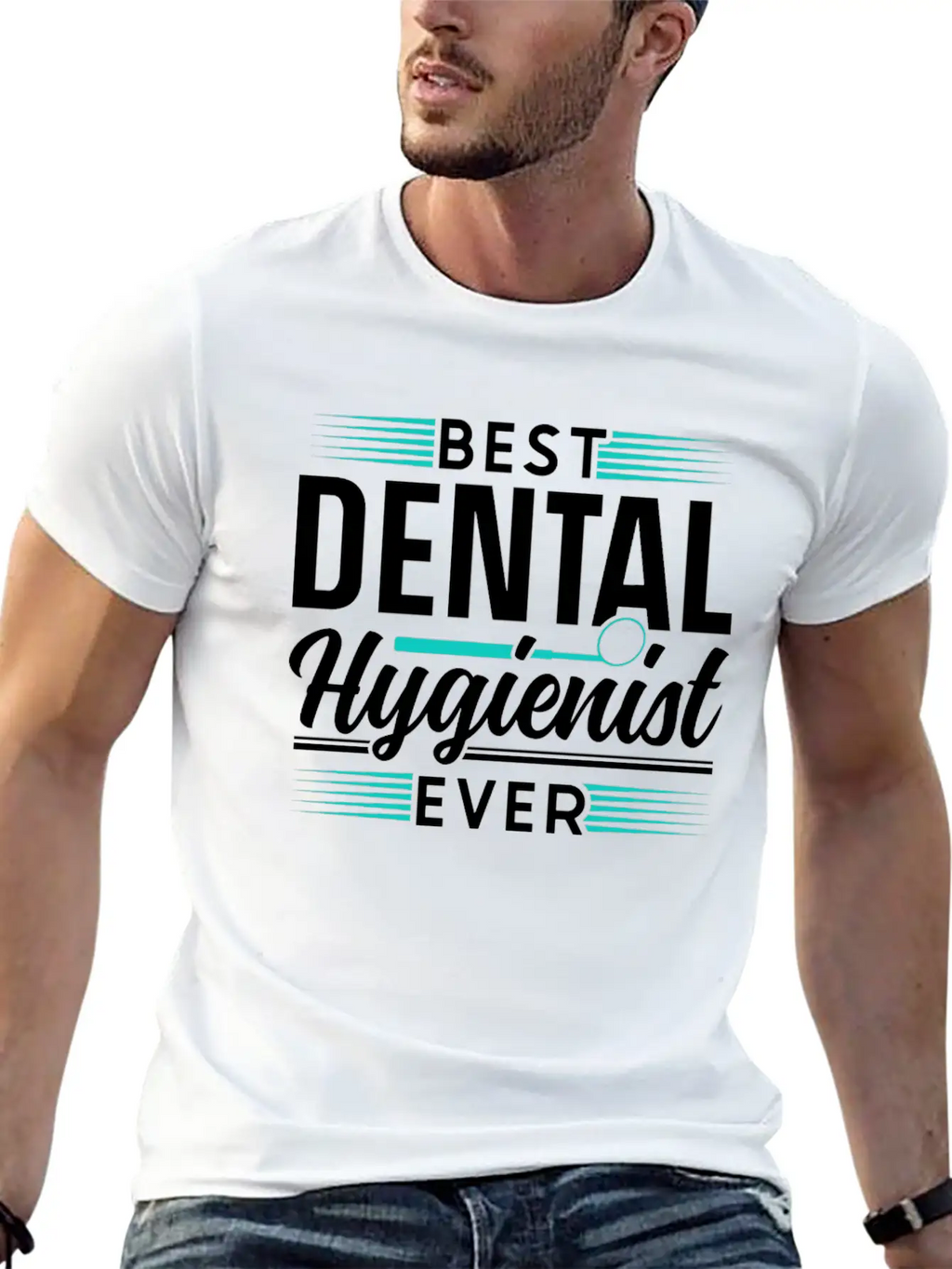 Best Dental Hygienist Ever Dentist Hygiene Clinic Essential Cotton Tee For Daily Outfits – Unisex Style