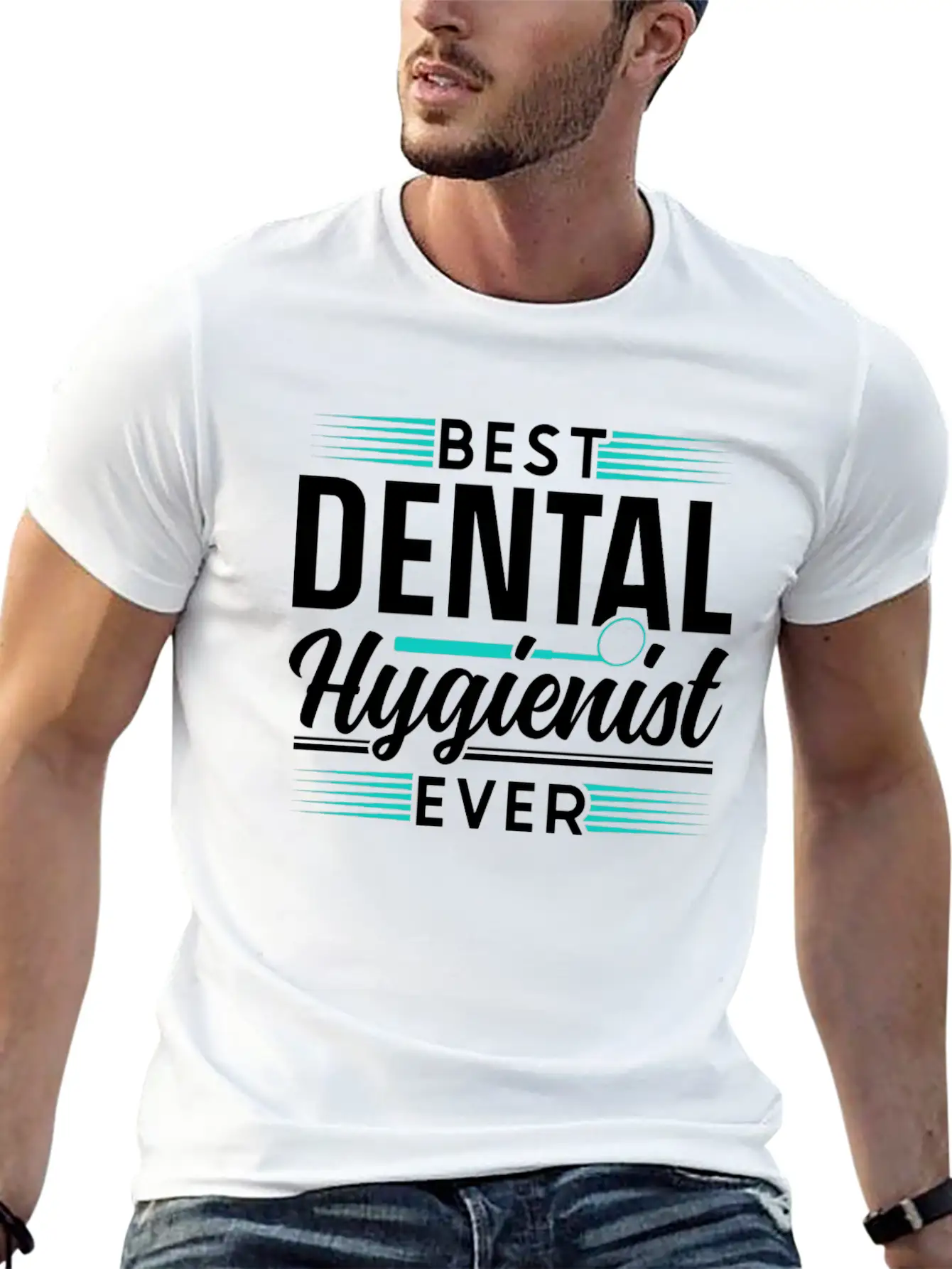 Best Dental Hygienist Ever Dentist Hygiene Clinic Essential Cotton Tee For Daily Outfits – Unisex Style