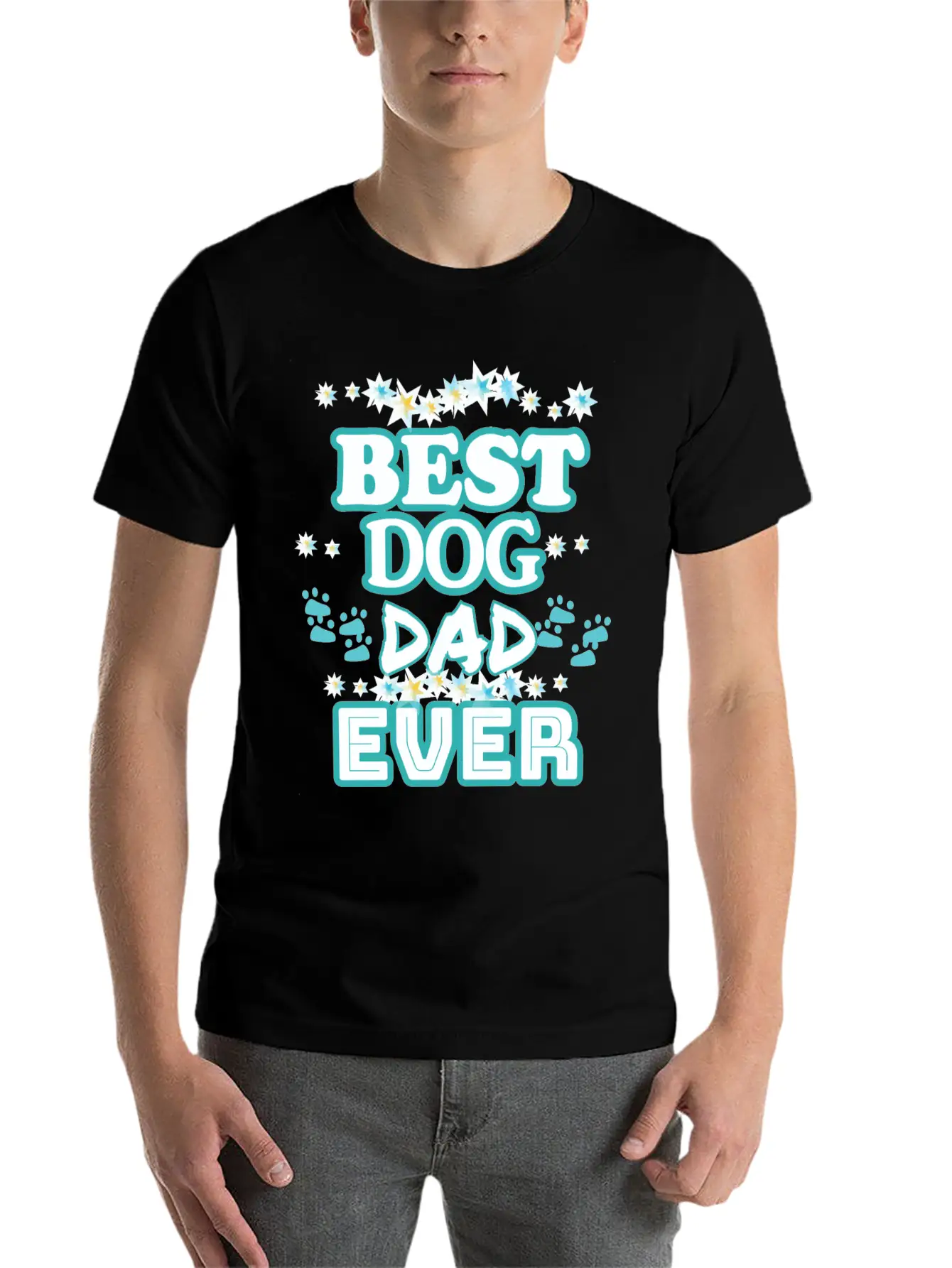 Best Dog Dad Ever T Shirt Father S Day Dog Lover Classic Fit Graphic Tee For Daily Comfort – Unisex Cotton Shirt