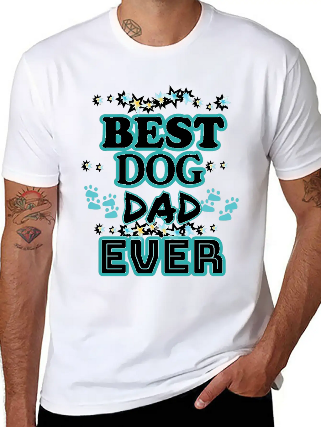 Best Dog Dad Ever T Shirt Father S Day Dog Lover Classic Fit Graphic Tee For Daily Comfort – Unisex Cotton Shirt