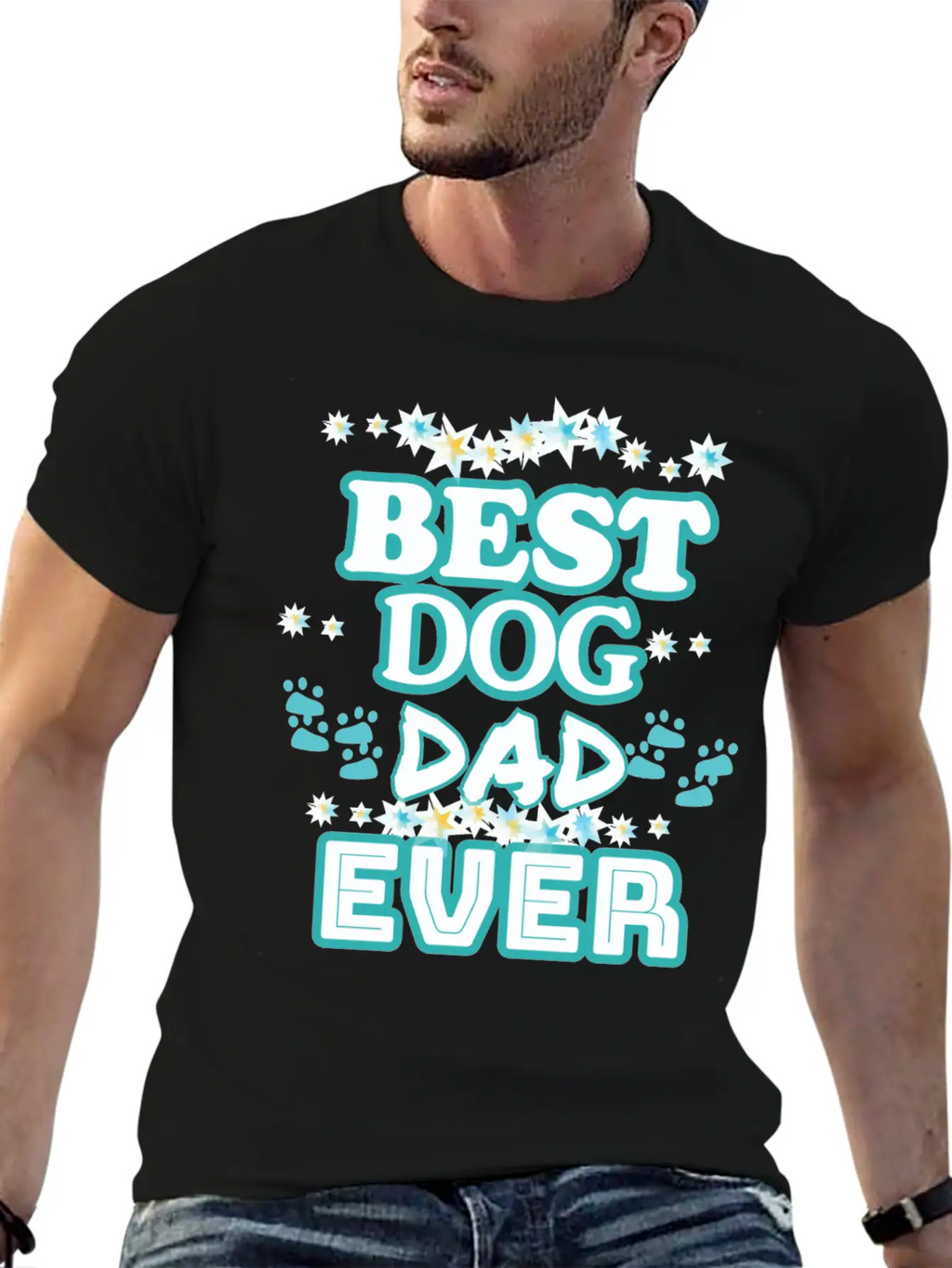 Best Dog Dad Ever T Shirt Father S Day Dog Lover Classic Fit Graphic Tee For Daily Comfort – Unisex Cotton Shirt