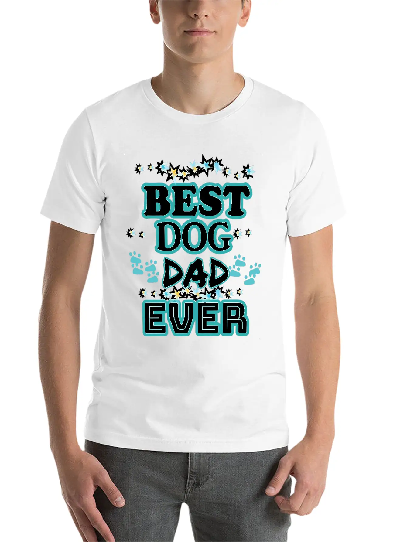 Best Dog Dad Ever T Shirt Father S Day Dog Lover Classic Fit Graphic Tee For Daily Comfort – Unisex Cotton Shirt