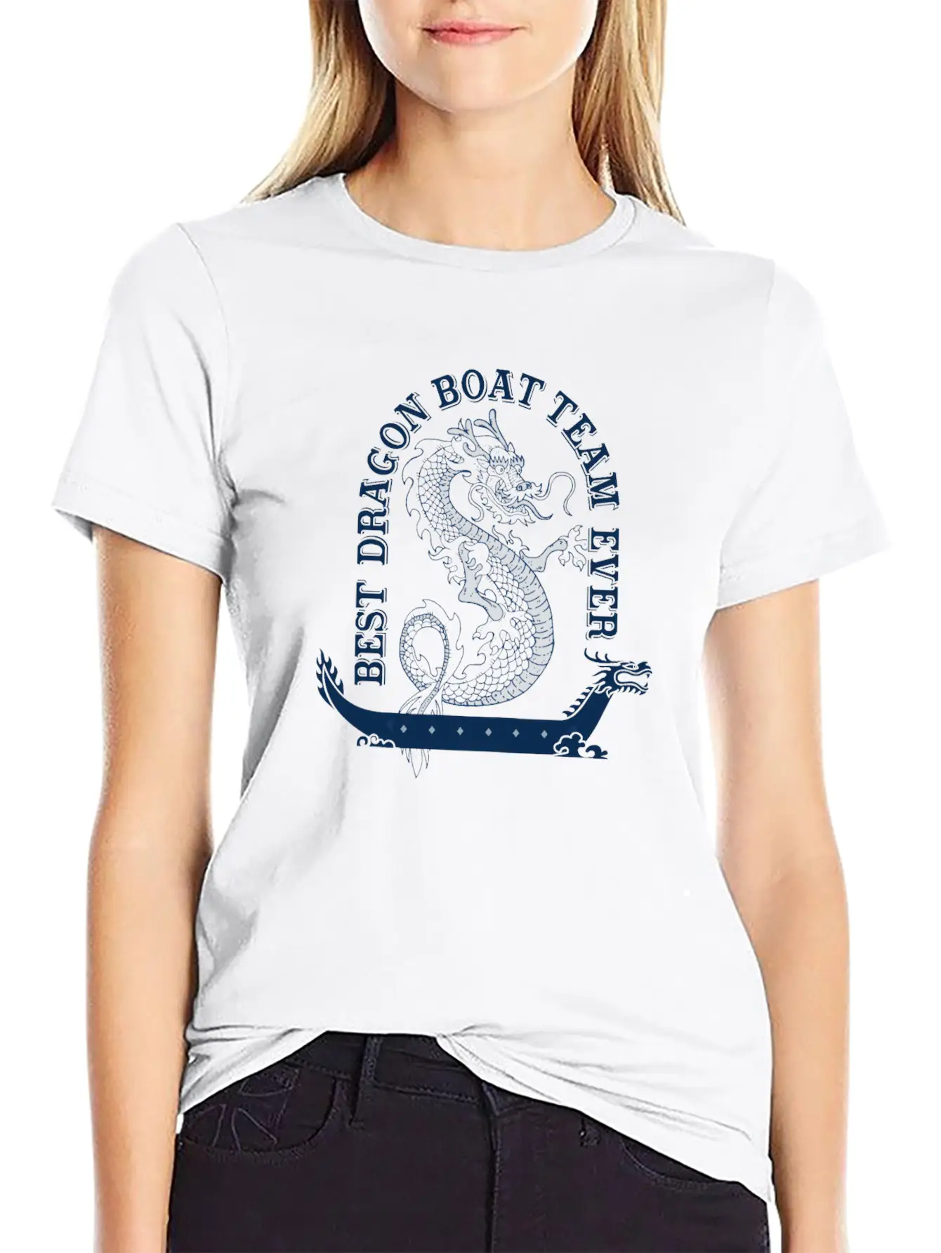 Best Dragon Boat Team Ever Vintage Look Funny Unisex Casual T-Shirt – Clean Design For Daily Comfort
