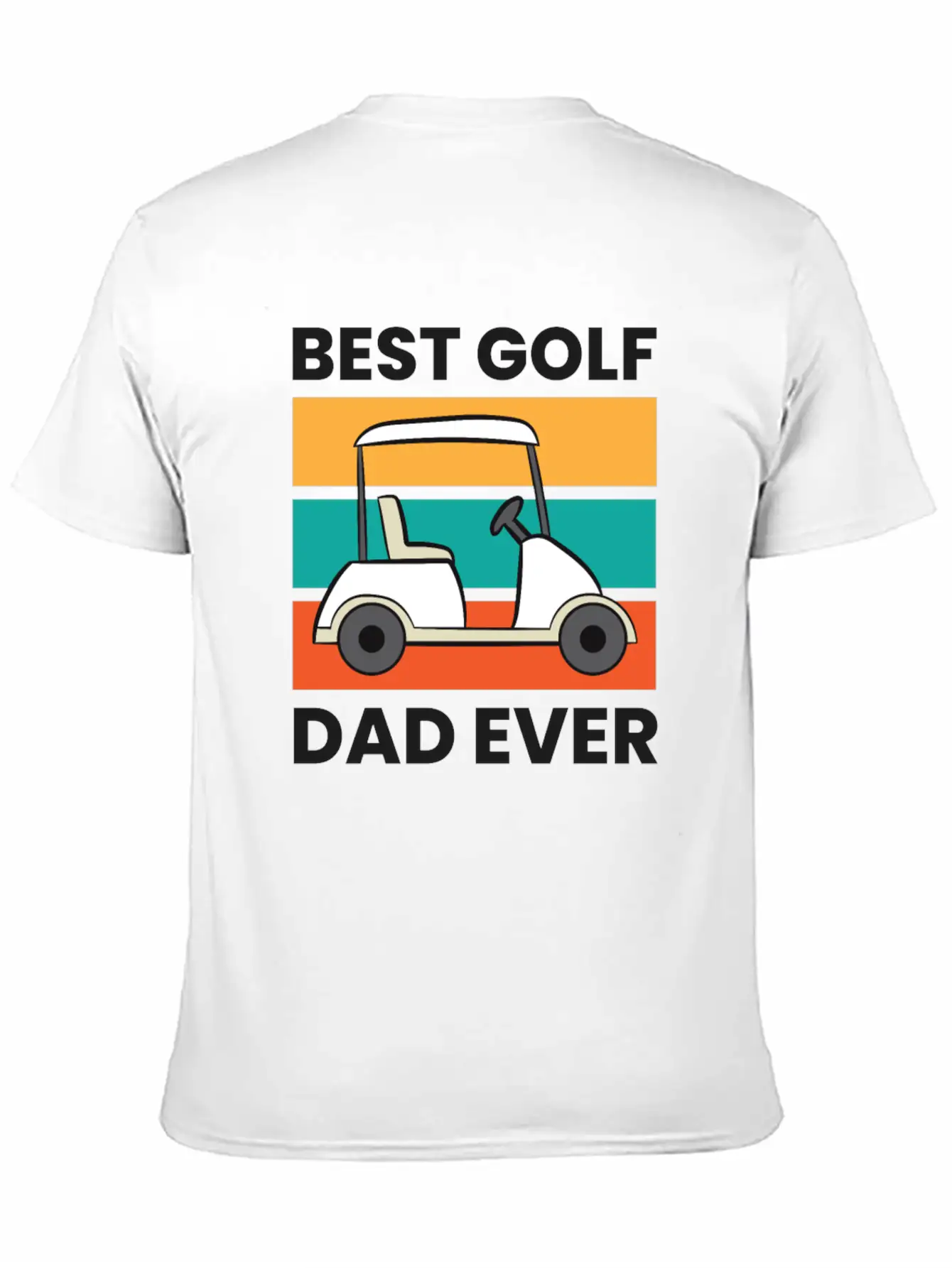 Best Golf Dad Ever Papa Father Funny Golfing Unisex Short Sleeve Soft Cotton T-Shirt – Casual Everyday Wear