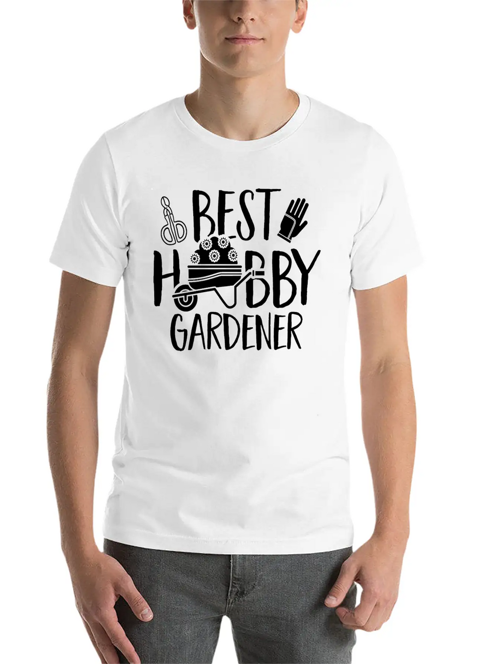 Best Hobby Gardener Garden Gardening Plant Unisex Short Sleeve Soft Cotton T-Shirt – Casual Everyday Wear