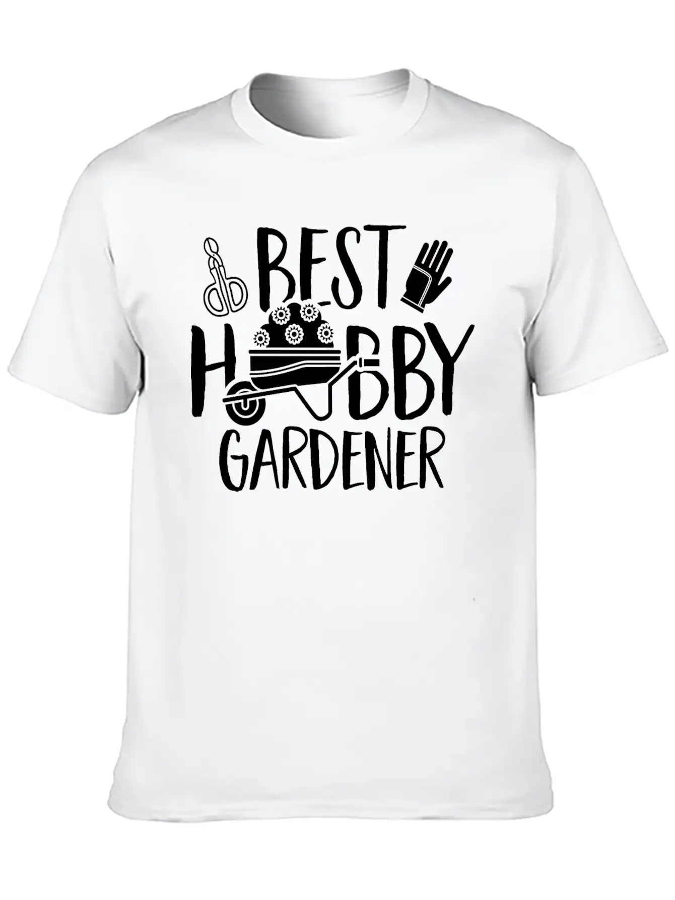 Best Hobby Gardener Garden Gardening Plant Unisex Short Sleeve Soft Cotton T-Shirt – Casual Everyday Wear