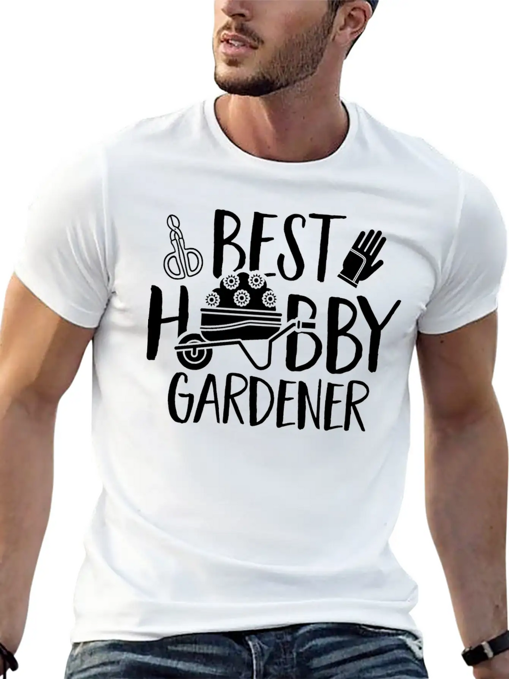 Best Hobby Gardener Garden Gardening Plant Unisex Short Sleeve Soft Cotton T-Shirt – Casual Everyday Wear