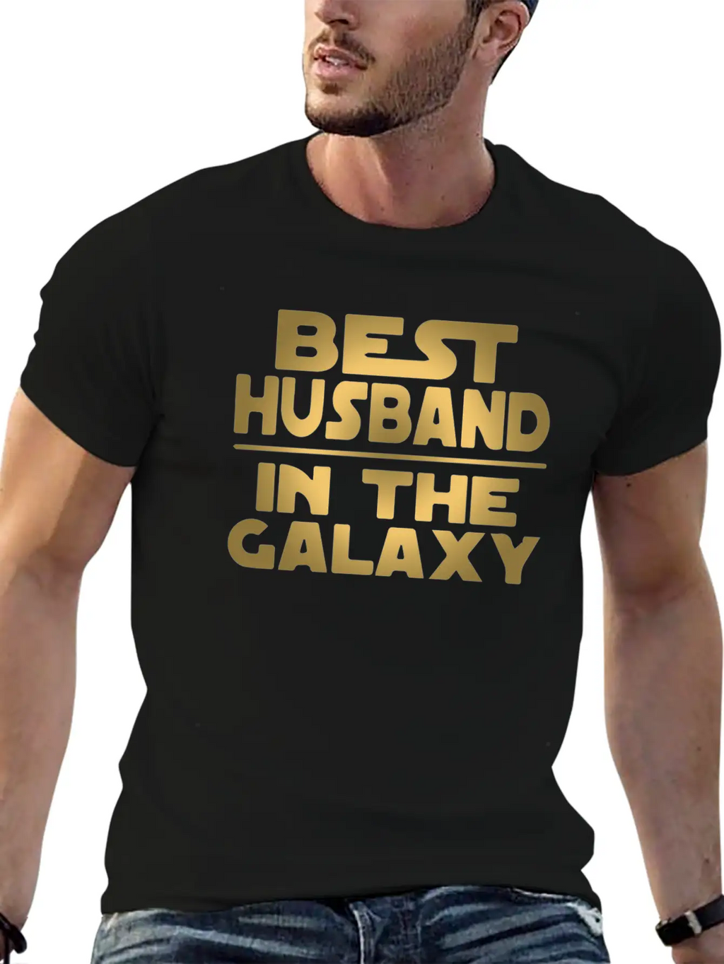 Best Husband In The Galaxy Essential Cotton Tee For Daily Outfits – Unisex Style