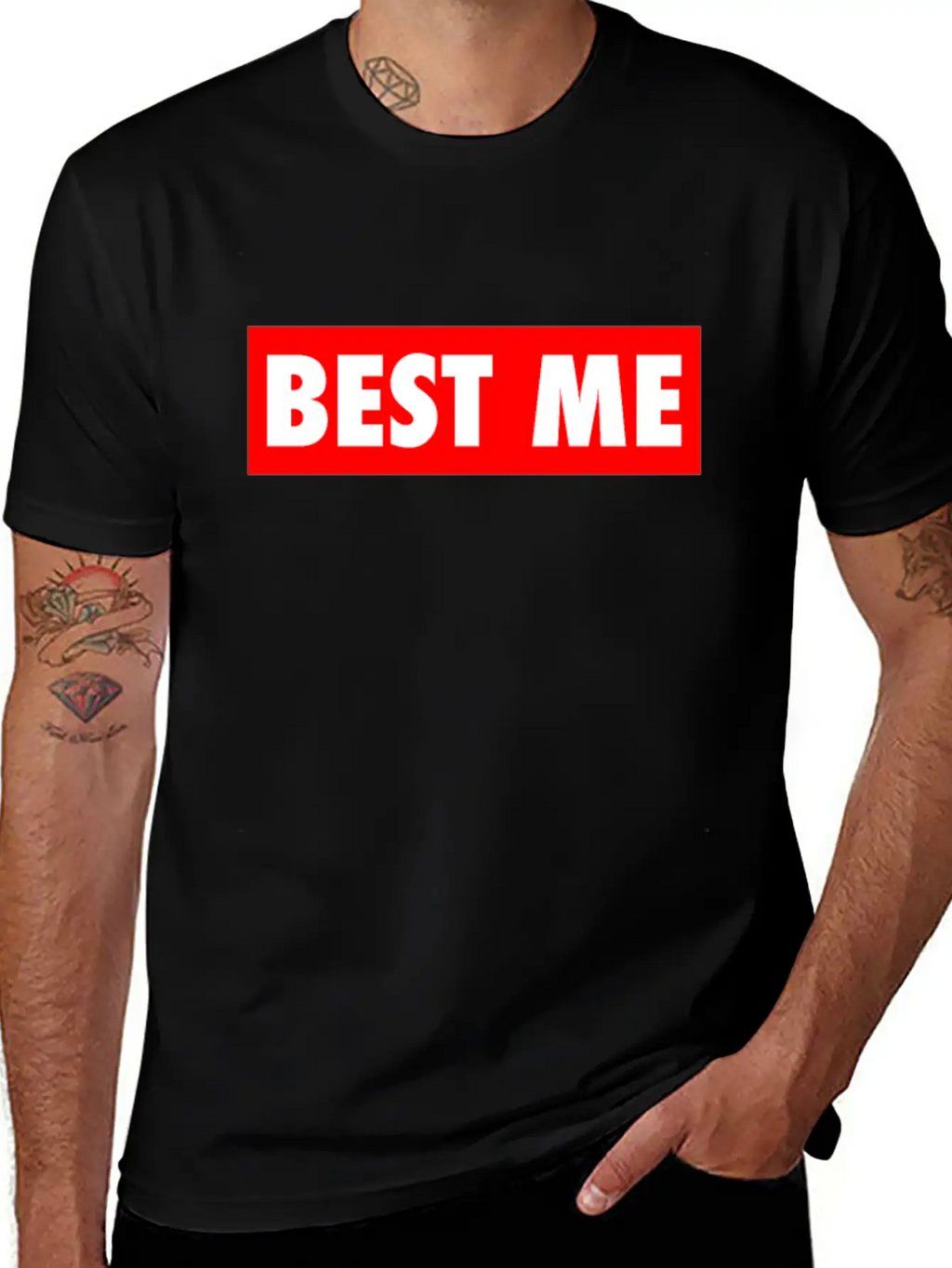 Best Me - Gym Workout Fitnessretro Casual Graphic T-Shirt – Simple And Comfortable Daily Wear