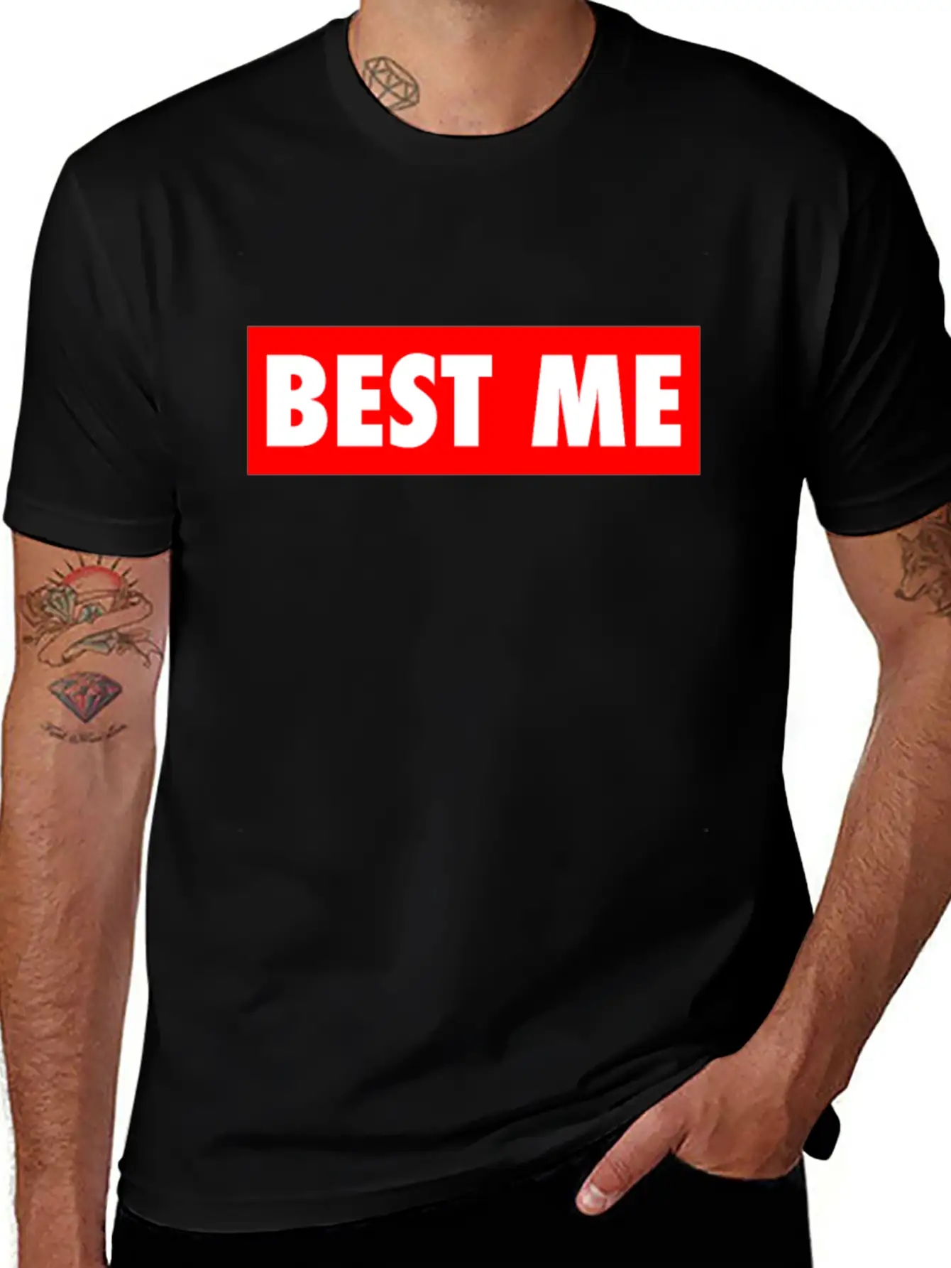 Best Me - Gym Workout Fitnessretro Casual Graphic T-Shirt – Simple And Comfortable Daily Wear