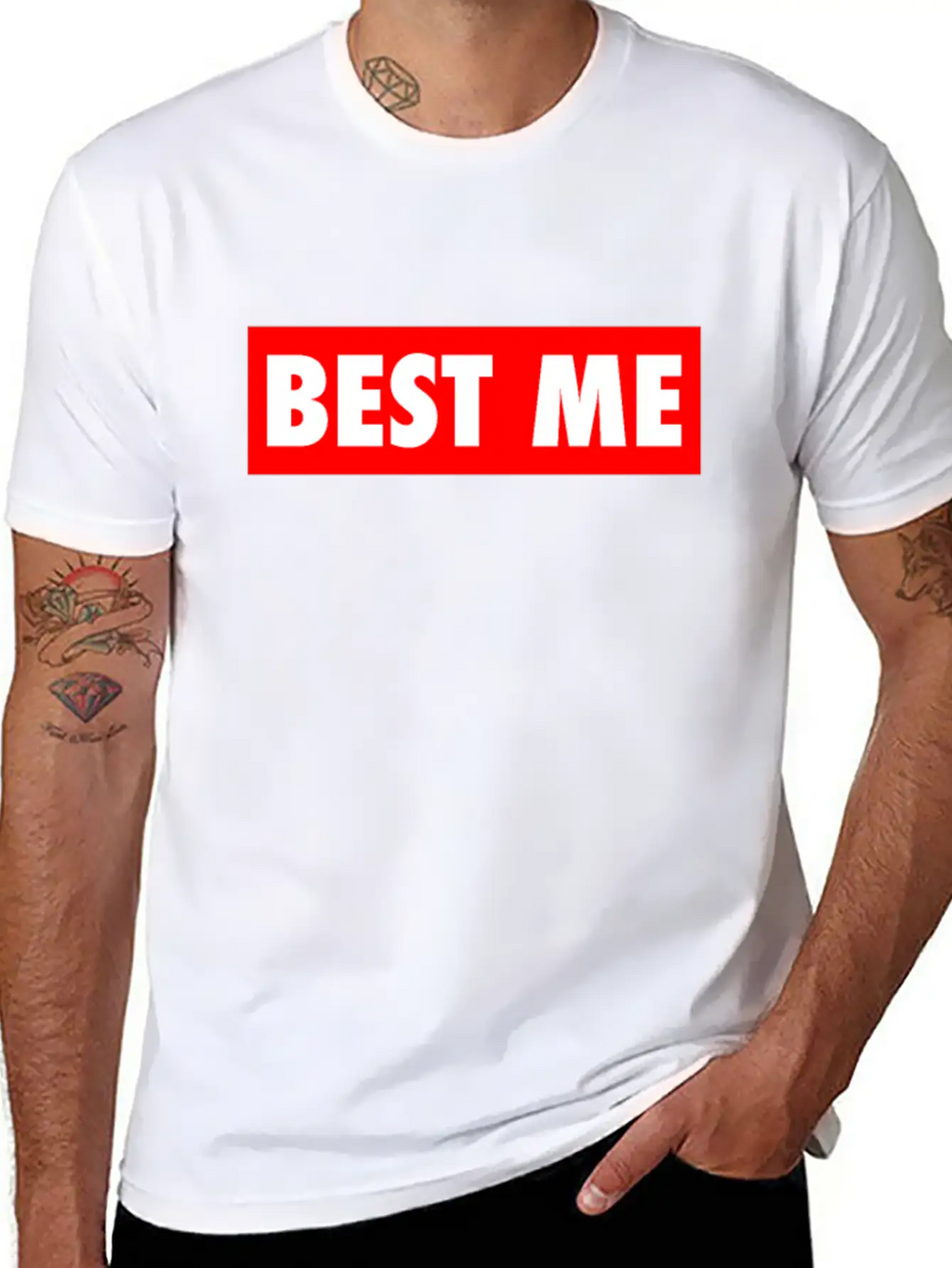 Best Me - Gym Workout Fitnessretro Casual Graphic T-Shirt – Simple And Comfortable Daily Wear