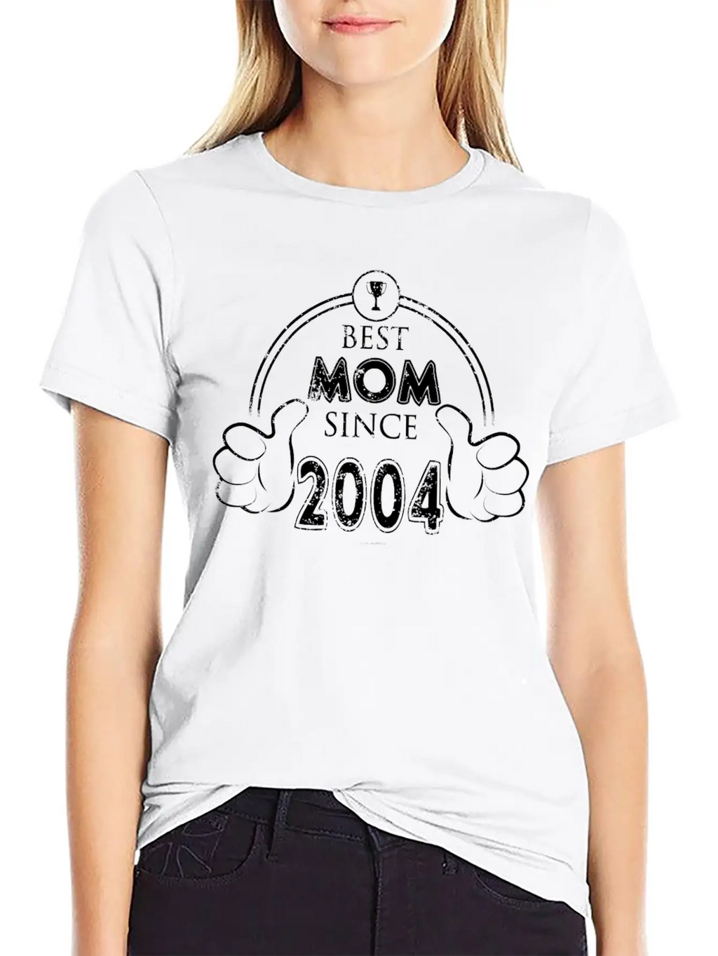 Best Mom 2004 Mother Shirt Mothers Day Unisex Short Sleeve Soft Cotton T-Shirt – Casual Everyday Wear