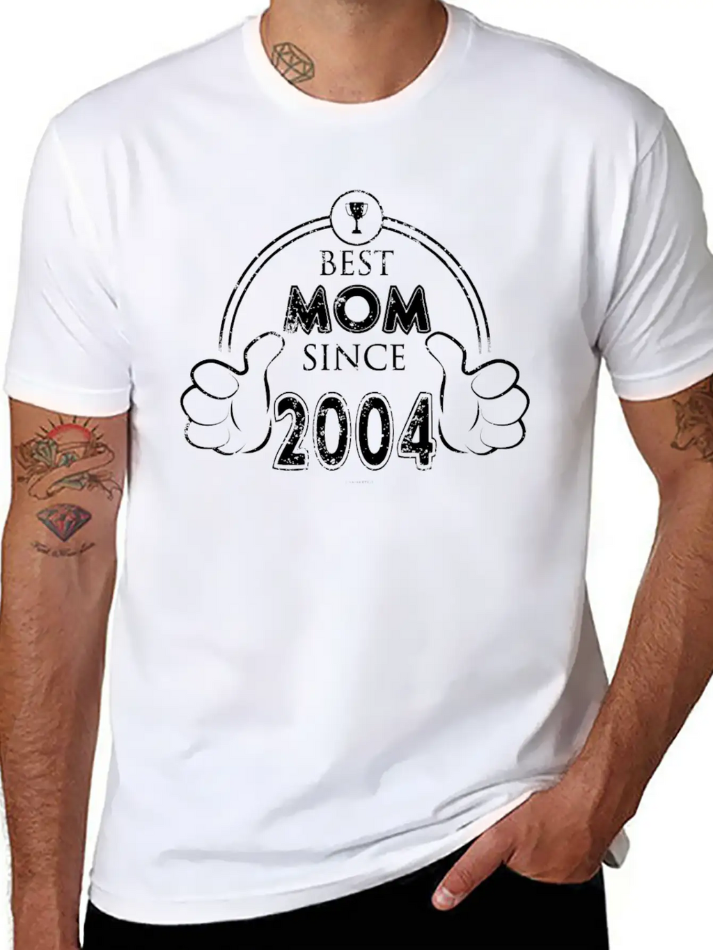 Best Mom 2004 Mother Shirt Mothers Day Unisex Short Sleeve Soft Cotton T-Shirt – Casual Everyday Wear